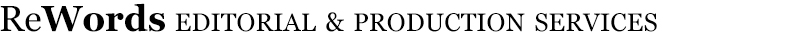 ReWords Editorial & Production Services